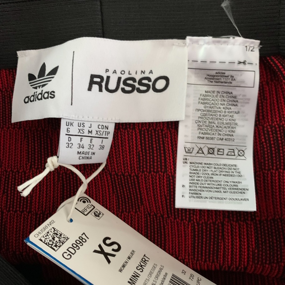 Women’s XS Adidas Originals X Paolina Russo Mini Skirt, BNWT - Picture 5 of 8
